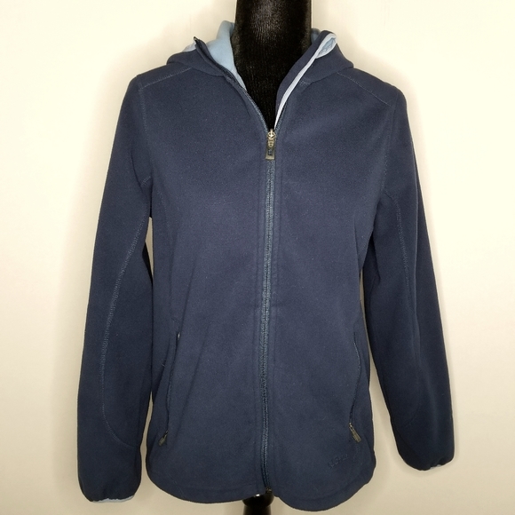 Ll Bean Wind Challenger Fleece Hooded 